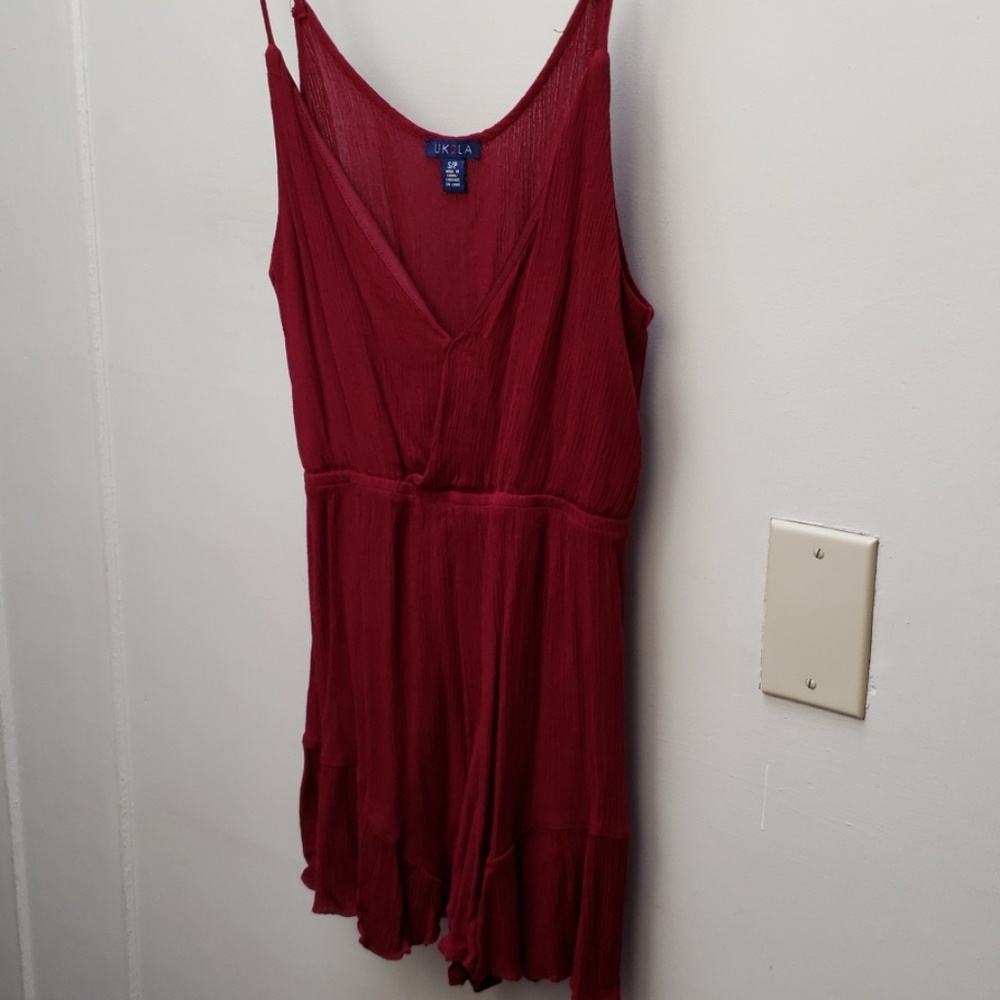 Maroon romper